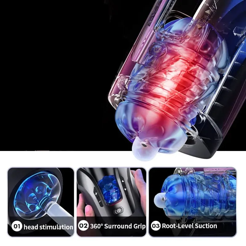 Leten THRUSTING-PRO Automatic 75mm Telescopic Vibrator High Speed Male Masturbator Sucking Machine Masturbation Sex Toys For Men — image 5