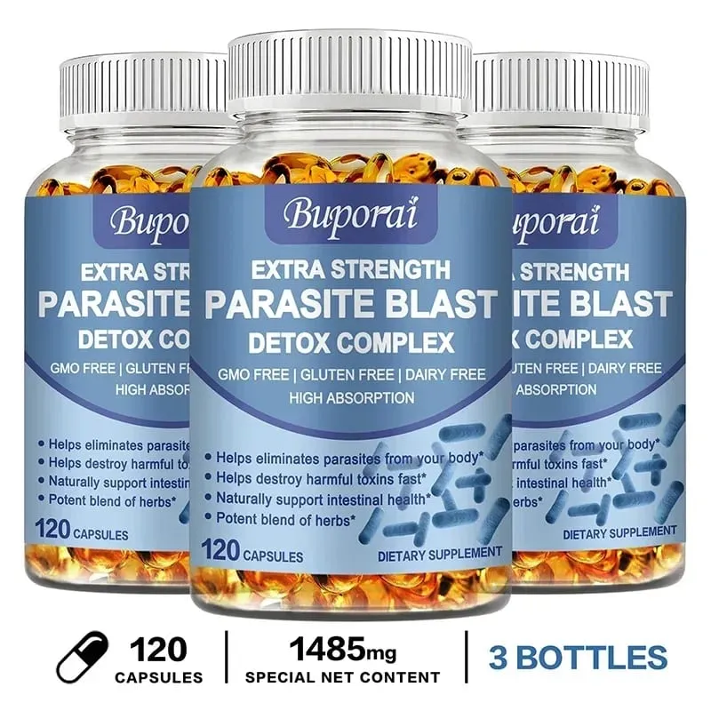 Parasite Blast Detox Complex - Eliminate Parasites Cleanse The Intestines and Improve Digestion