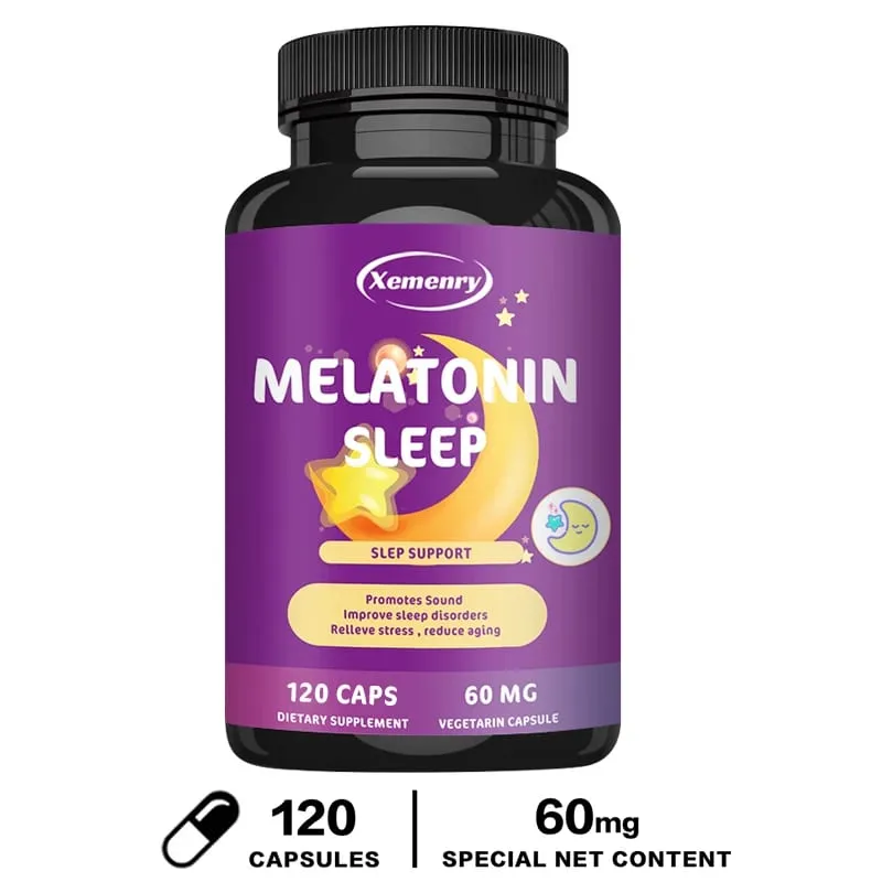 Melatonin Supplements - Promote Sleep Quality & Alertness Help Deep Sleep — image 8