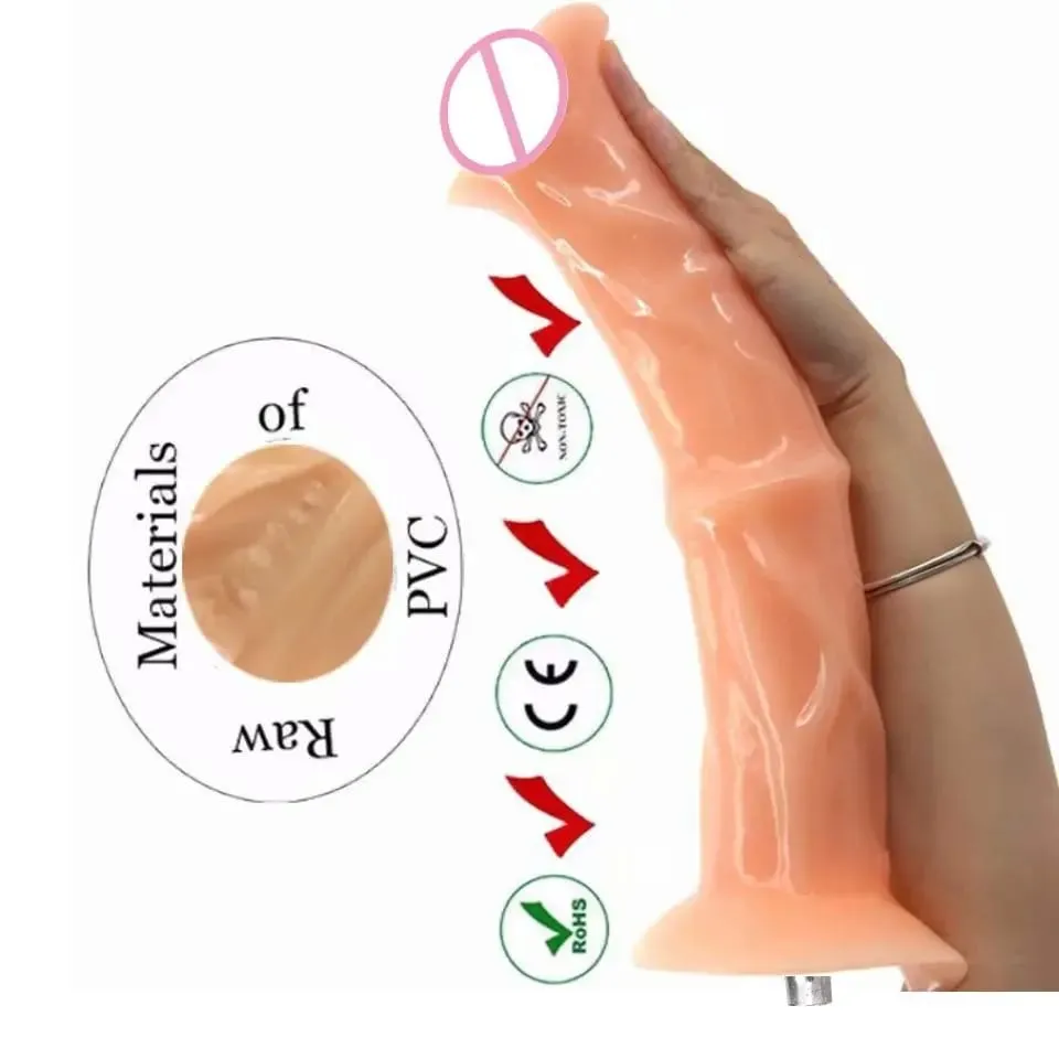 Vibrador de cavalo vac-u-lock para máquina de sexo, pênis de silicone/vac, plugue anal grande, masturbador adulto, estimulador de clitóris, brinquedos sexuais