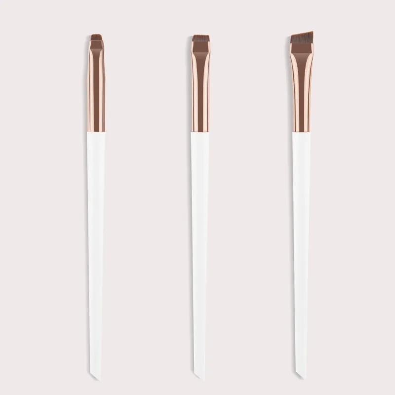 Eyeliner Brush Brow Tint Brushes Eyebrow Brushes Set Fine Angled Point Angled Slanted Tinting Ultra Thin Flat Makeup Premium Eye