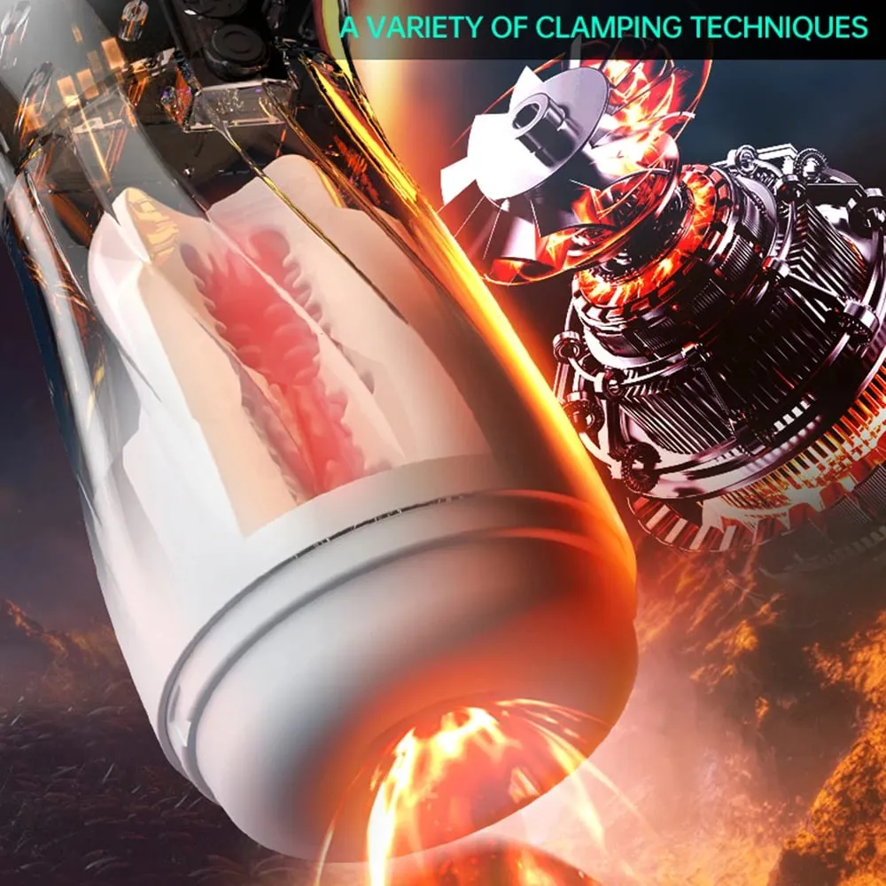 APP Remote Automatic Sucking Male Masturbator Cup Real Vagina Vibration Blowjob Masturbation Heated Sex Machines Toys For Man — image 2