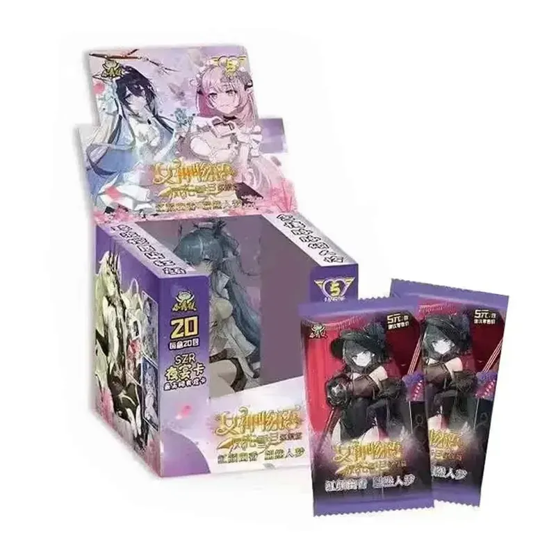 New Goddess Story Card Fufeng Chapter Colorful FlashCard Anime Character Collection Card Games Toys Child Gifts