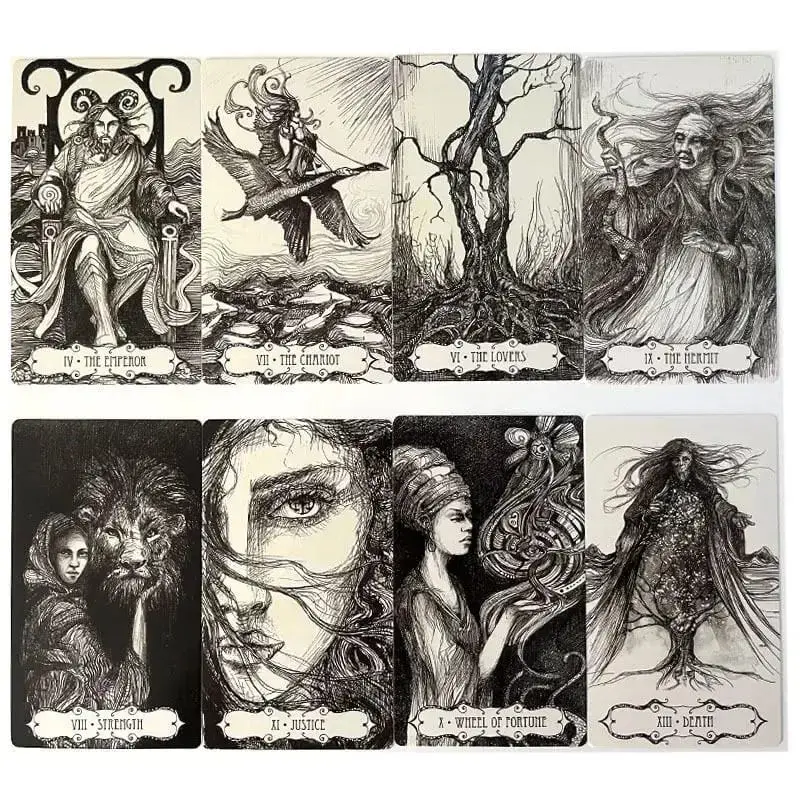 Tarot of The Abyss Tarot Cards for Divination Personal Use Tarot Deck Full English Version Board Games Oracle