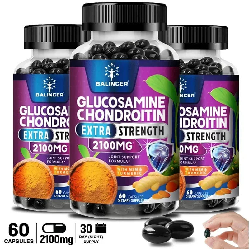 Balincer Supplement Glucosamine 2100mg with Chondroitin |Joint Mobilization Helps with Joint Mobility |Joint Support Supplement