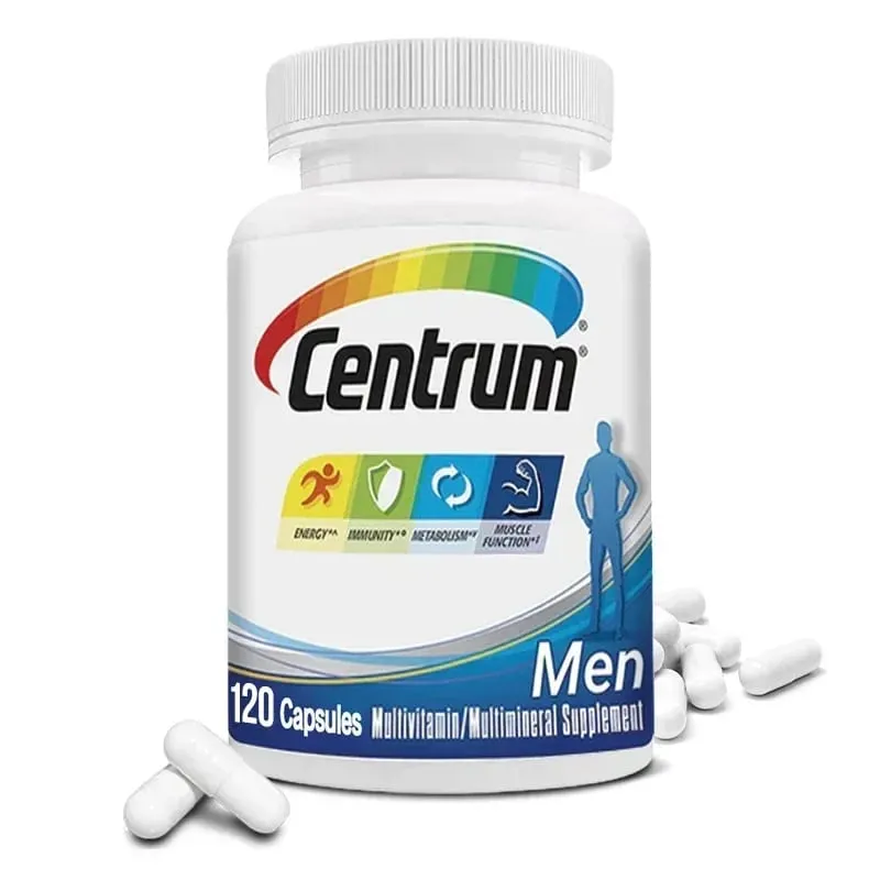 Men's Daily Vitamin Multivitamin/Multimineral with Vitamin D3 B Vitamins Antioxidants Metabolism Immunity Energy Muscle — image 9