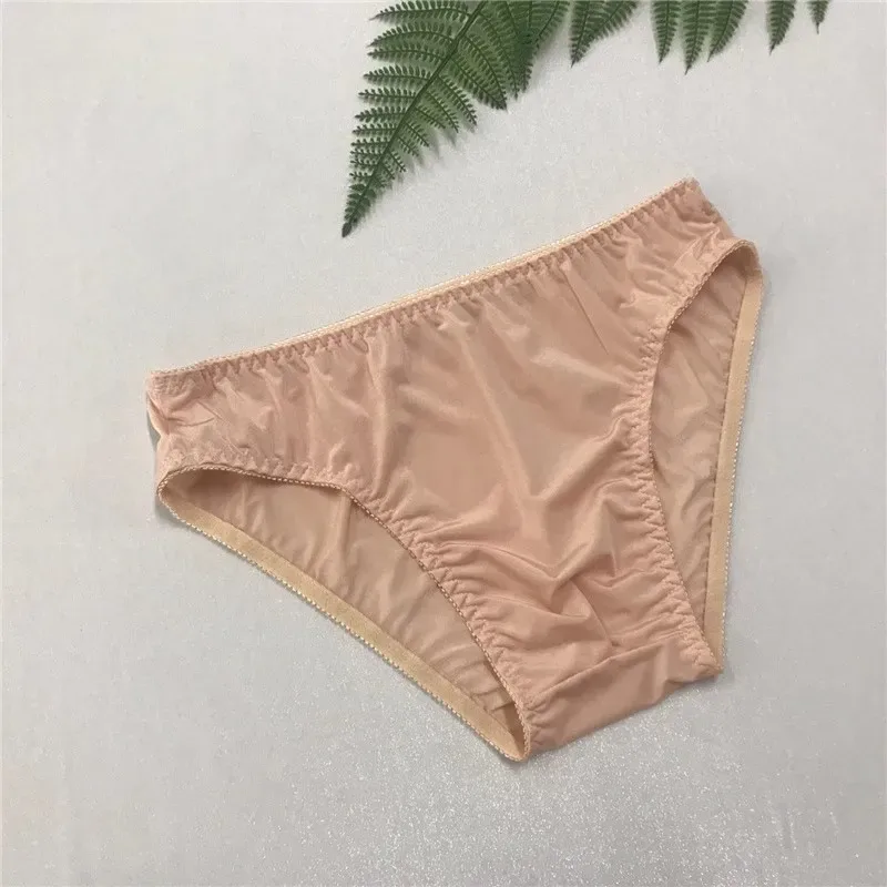 Ultra-Thin Silky Ice Silk Elastic Soft Close-Fitting Fabric Men's Daily Comfort Underwear Breathable Briefs men underwear sexy