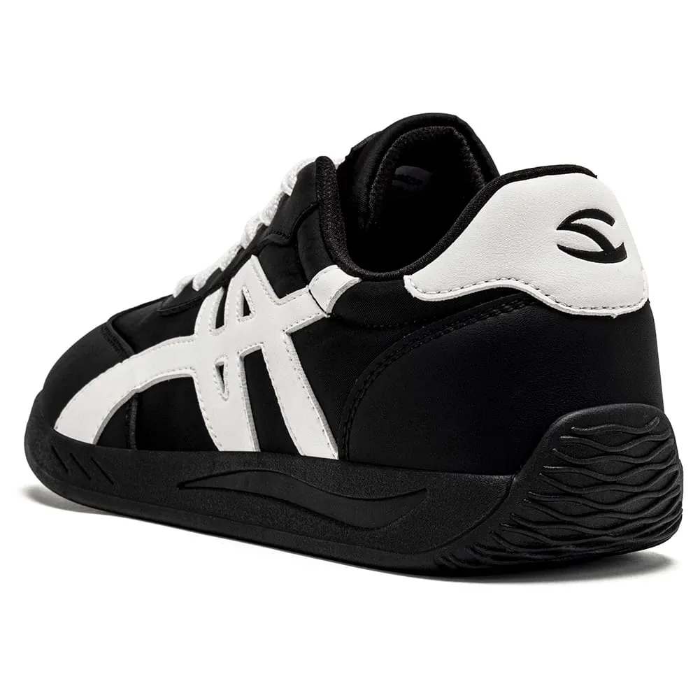 Barefoot Shoes Unisex Wide Width Artificial Leather Sneakers Classic Retro Minimalist Walking Shoes