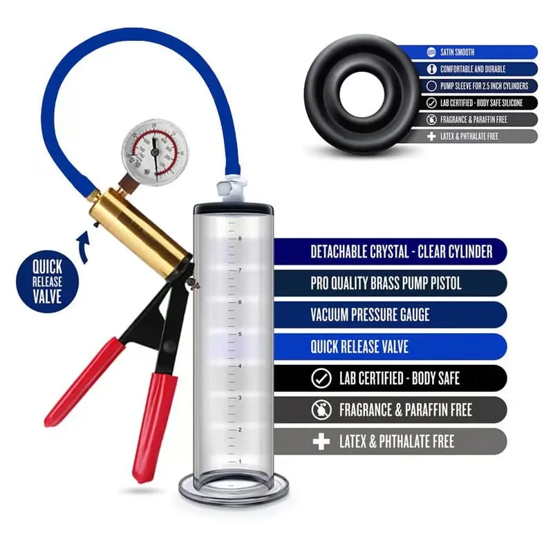 Penis Enlarger Extender Vacuum Pump Dick Enhancer Stretcher Bigger Exerciser Male Masturbators Adult Sex Toys Men