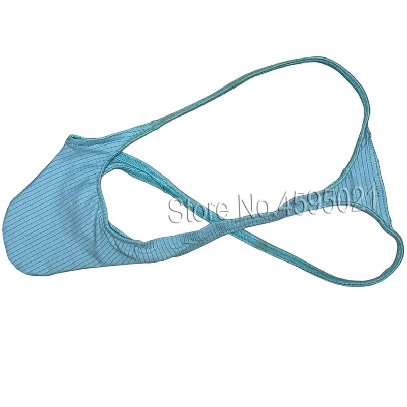 Men's Underwear Thong Contour Pouch Tangas Rise Cheeky Underpants Low Rise Beach Briefs Bikini Single Layer Quick Dry Silky