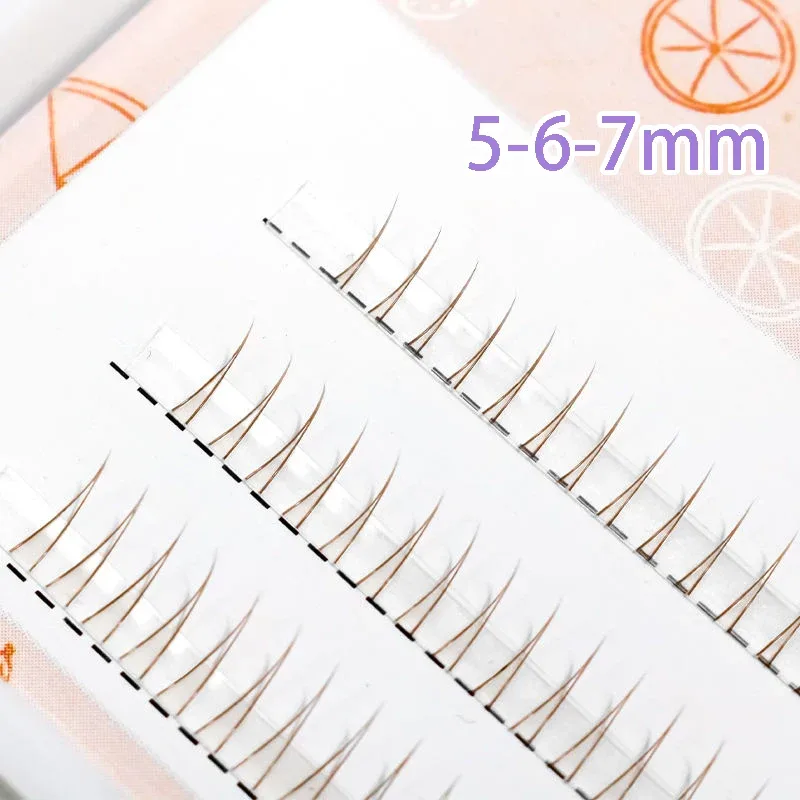 J Curl V Shape Under Eyelash Comic Eye Lashes Natural Bottom Lashes Soft Manga Eyelashes Bunches Eyelash Clusters Korean Makeup