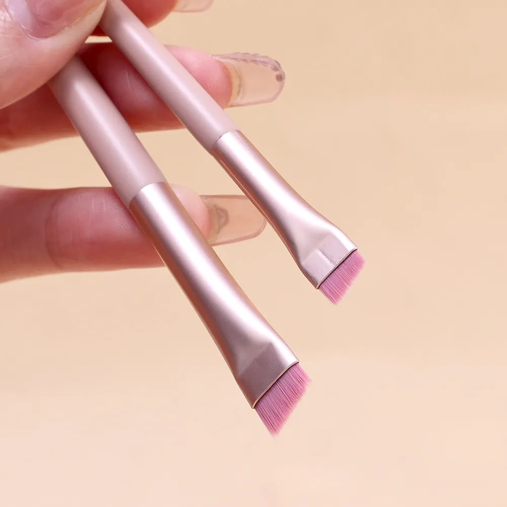 5pcs Angled Flat Eyeliner Brush Soft Bristles Under The Eye Eyebrow Brushes Upgrade Ultra-thin Makeup Brush Precise Detail Tools
