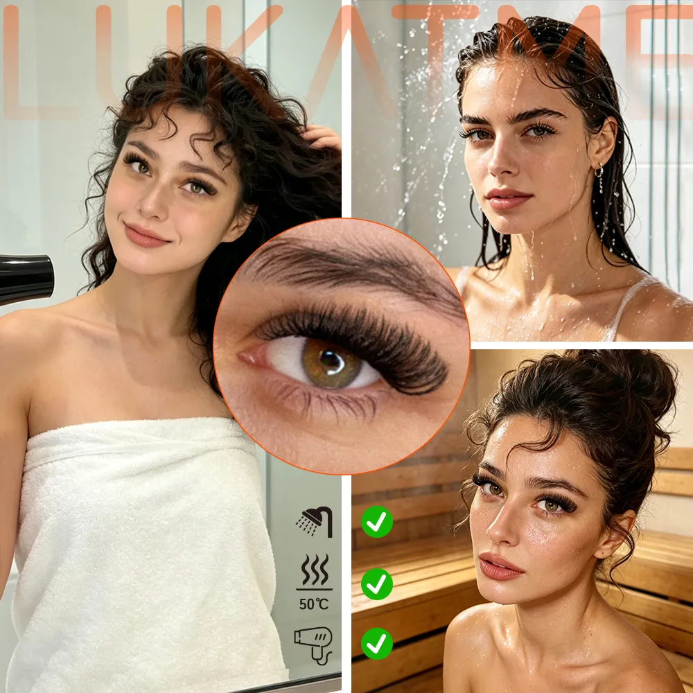 5D 6D 7D W Clover Eyelash Extension Premade Fans 6D U False Eyelash Mega Volume W Shape 5D 6D 7D Lashes 7-15mm U 6D Lash