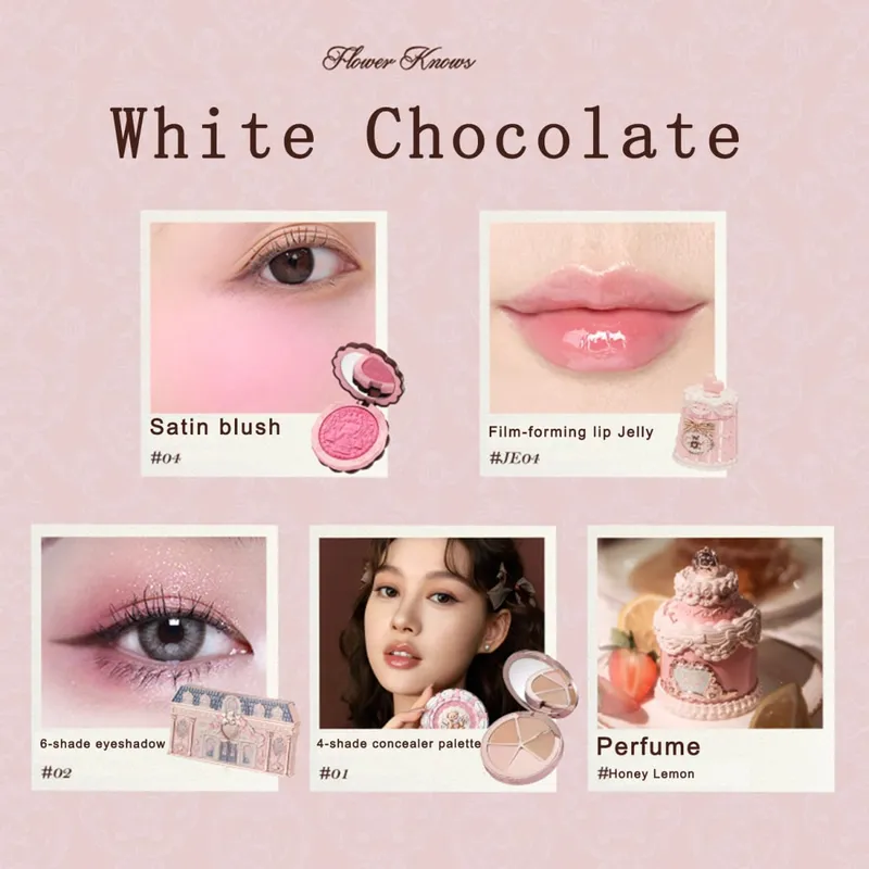 New Arrive Flower Knows The Sweetie Bear Collection Mini Setting Powder Cookie Perfume and Dual Ended Brow Gel and Pencil — image 14