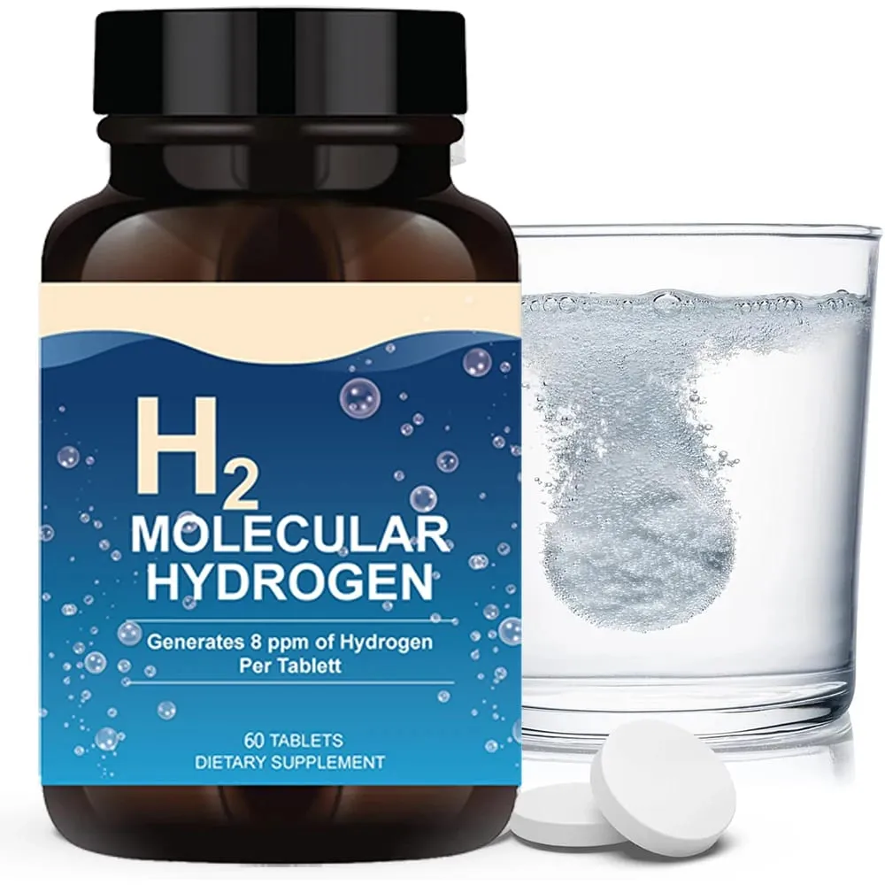 H2 Molecular Hydrogen Water Tablets Hydrogen & Magnesium Supplement Support Energy Production Recovery Cognitive Function — image 1
