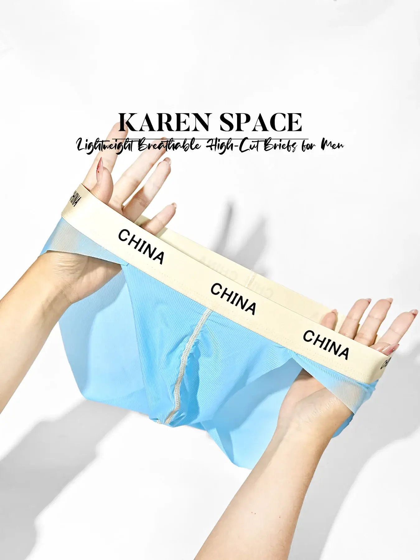 Men's Summer Ice Silk Triangle Boxer Shorts Breathable Sports Style Youth Underwear Soft Skin-Friendly Thin Briefs Fashionable