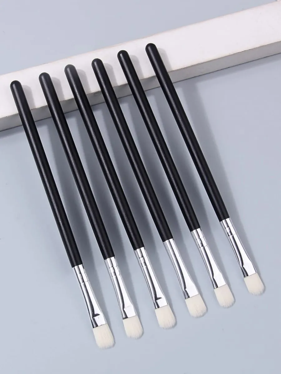6pcs Eye Makeup Brushes Set Soft Synthetic Eyeshadow Brush for Eyeshadow Blending Daily Beauty Cosmetic Tool — image 3