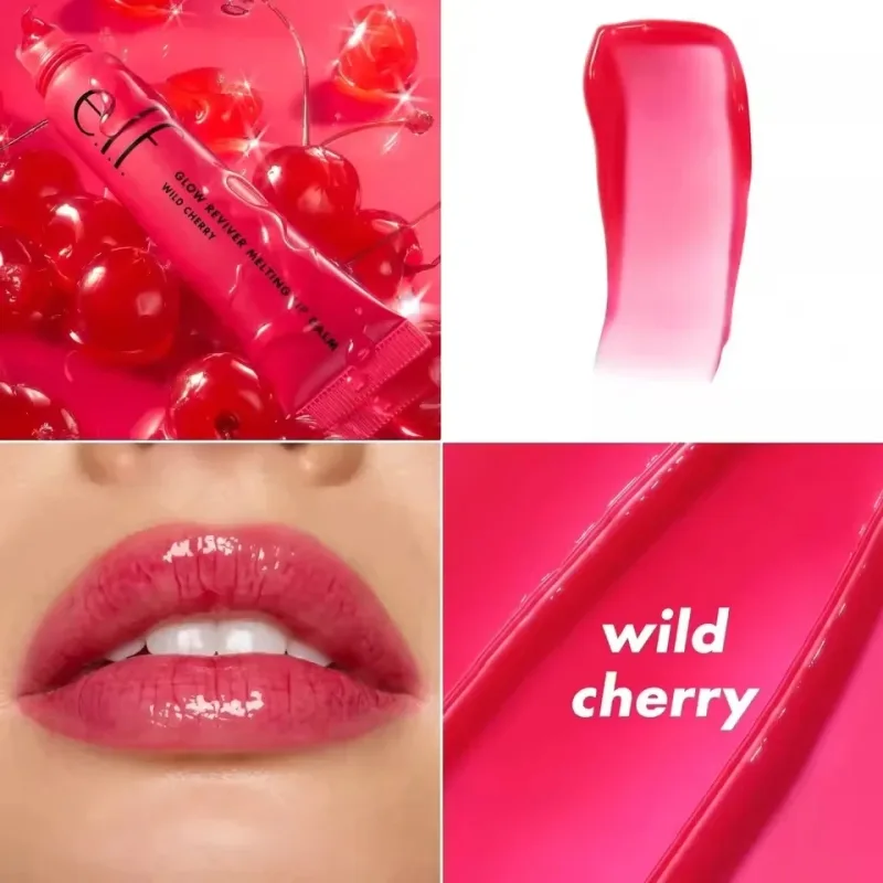 Popular Elf Brand Portable Fruit Flavor Lip Gloss Thin Hydrating Nourishing Repairing Improve Lip Lines Tinted Lip Balm Cosmetic — image 14