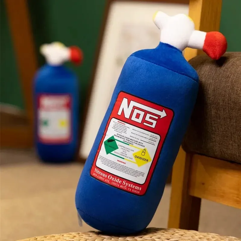28/45cm Real Life Nitrogen cylinders plush Pillow Car Waist By A Modified Personality Pillow Soft Cushion Room Decoration Gift