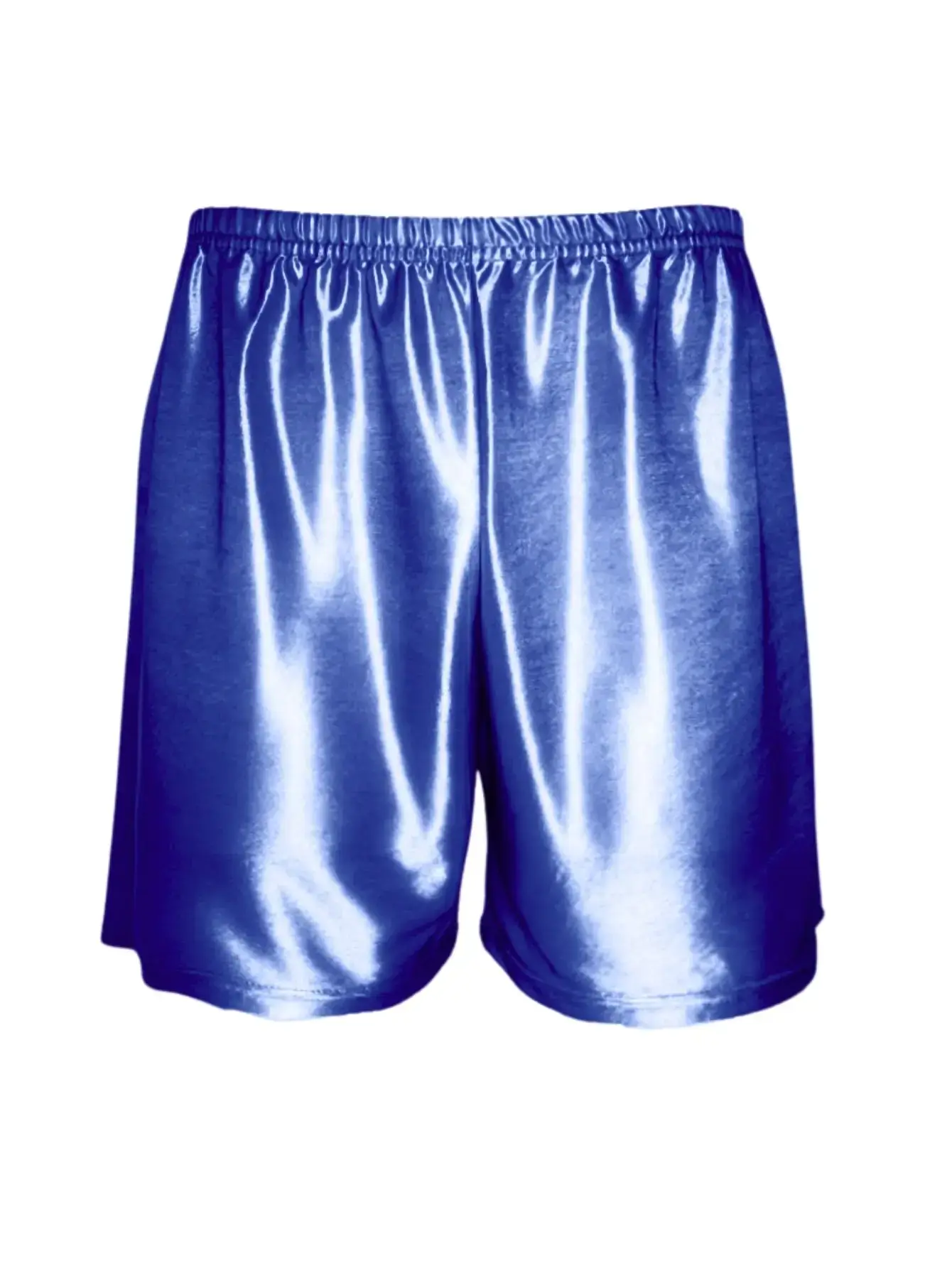 1Pc Semi Sheer hommes sous-vêtements glace soie métallique brillant dormeur pantalon bande élastique conception confortable décontracté vêtements de nuit sexy Shorts