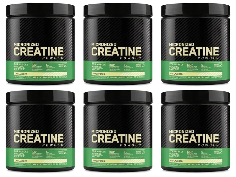 Micronized Creatine Monohydrate Powder Pure Unflavored Muscle Strength & Lean Muscle Support 5g Per Serving 300g 60 Servings