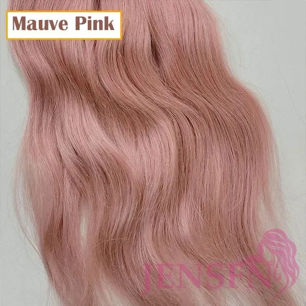 8D Natural Hair Extensions Human Hair 10pcs 0.5g/s Micro Ring 18Inch Micro Link Hair Loop Extension For Women variety of color