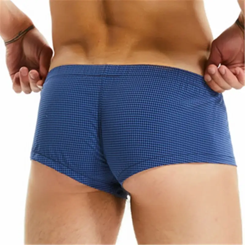 Shorts Underwear Men Sexy Underpants Arrow Panties Home Sleepwear Casual Shorts U convex Penis Pouch Boxers