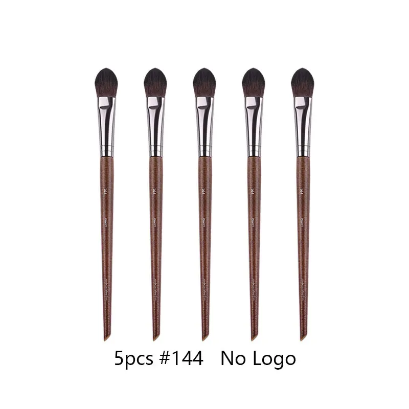 1 pezzo #144 Precision Highlighter Pennello per trucco Dettaglio Fard in polvere Pennelli per trucco professionali in legno naturale