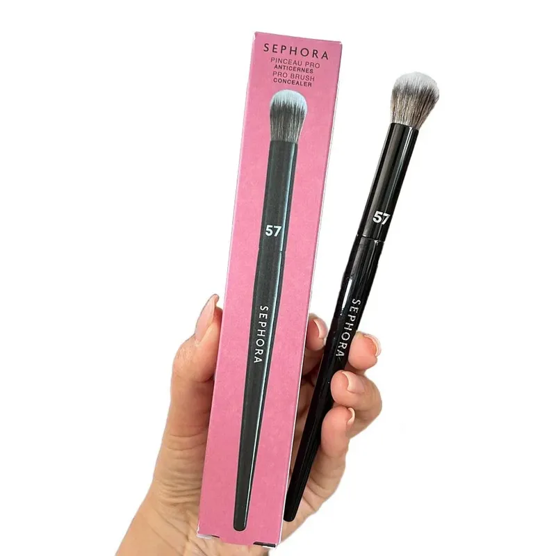 Professional Makeup Brushes Black Face Powder Blush Contour Eye Shadow Crease Blending Cosmetic Tools with box