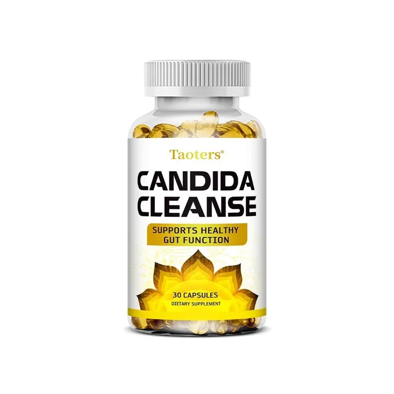 Candida Cleanse - Liver Cleansing Detoxifying Supports Intestinal Health Cleansing Colon Boosting Energy 120 Capsules