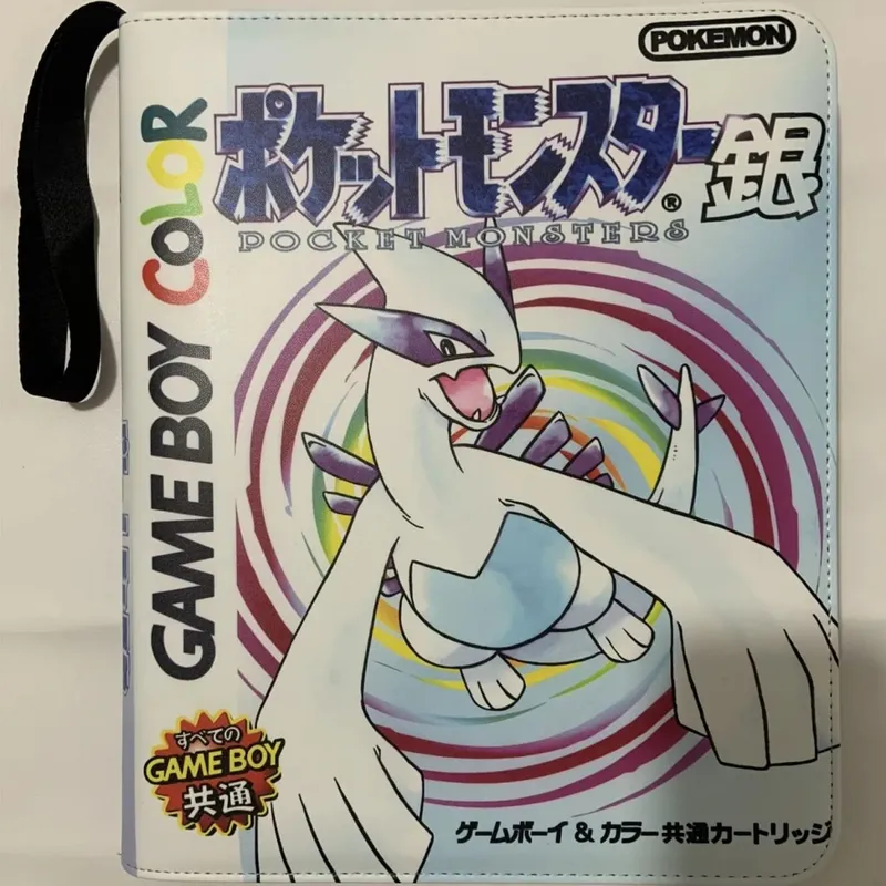 New Gb Card Album Cartoon Anime Battle Card Booklet Zipper Binder Card Holder Card Cas Vmax Game Card Collection Toys Gifts