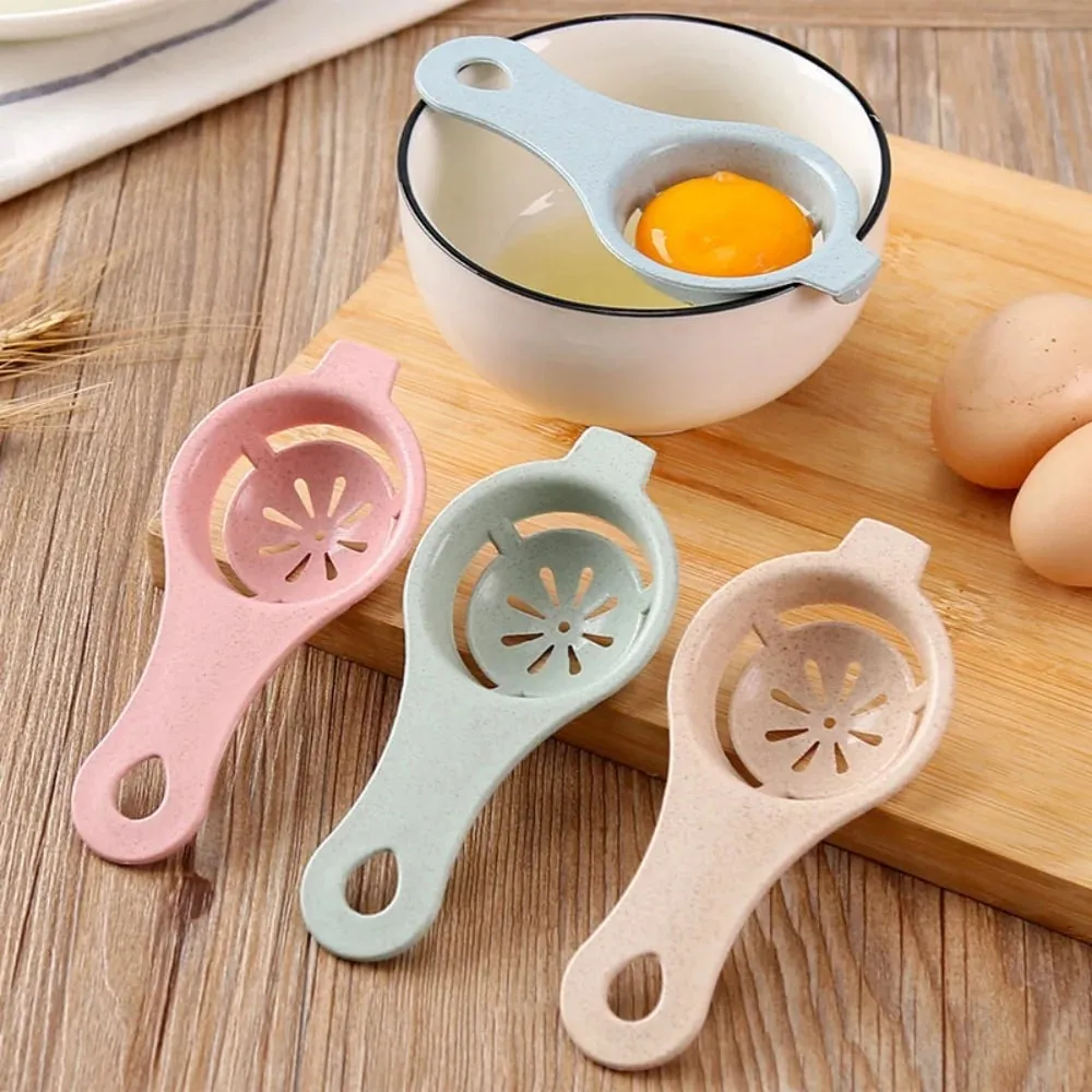 3PCS Egg Separator Egg Yolk White Separator Egg White Separator Egg Whites Strainer Filter Divider Egg Separator Tool Kitchen Ba