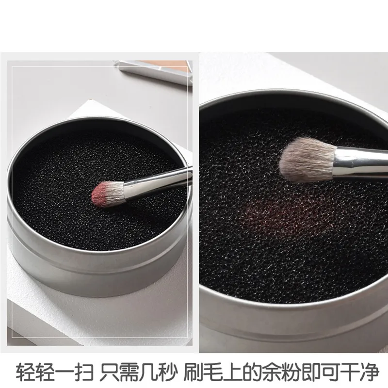 Makeup Brush Dry Cleaning Box Quick Cleaning Disposable Sponge Makeup Brushes Tools Accessories