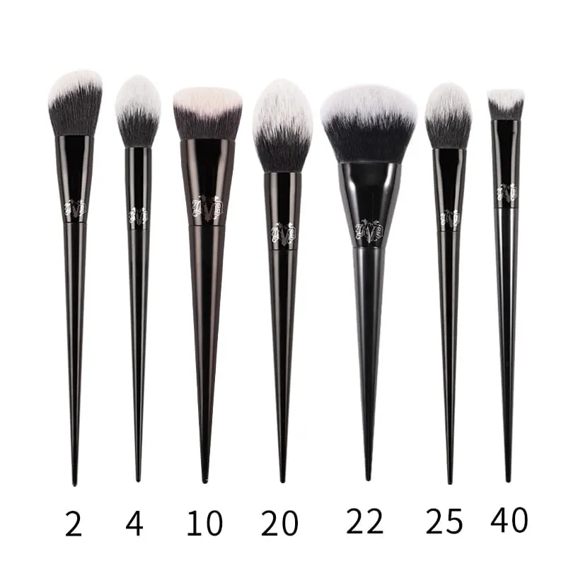 Kat Von D Makeup Brush Set & Kit Foundation Blush Highlight Concealer Powder Sculpting Eyeshadow Brush KVD Brand Makeup Brush