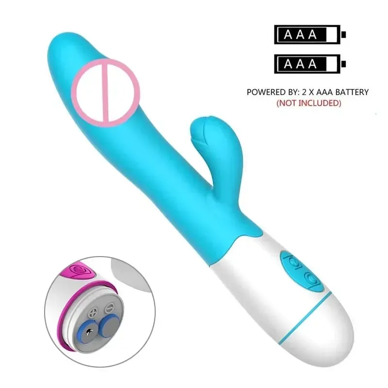 Rabbit Vibrator Dildo Powerful Dual Vibration G Spot Clitoris Stimulation Masturbators Vaginal Massager Adult For Women Sex Toys