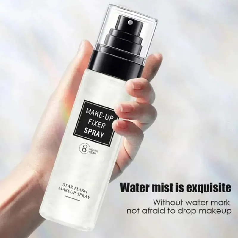 Makeup Setting Spray Waterproof Long Lasting Oil Control Hydrating Nourishing Glowing Facial Fixer Mist Cosmetics 100ml Fixer