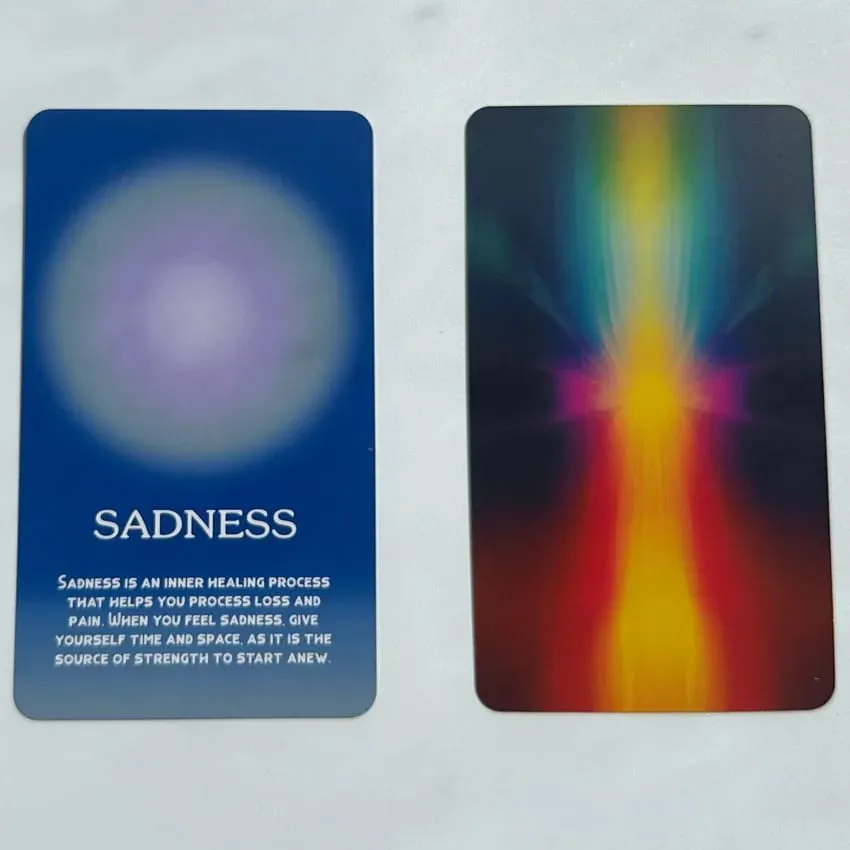 Emotional Card Deck Support Personal Growth And Inner Peace Oracle Card Games 12x7cm 56-Cards