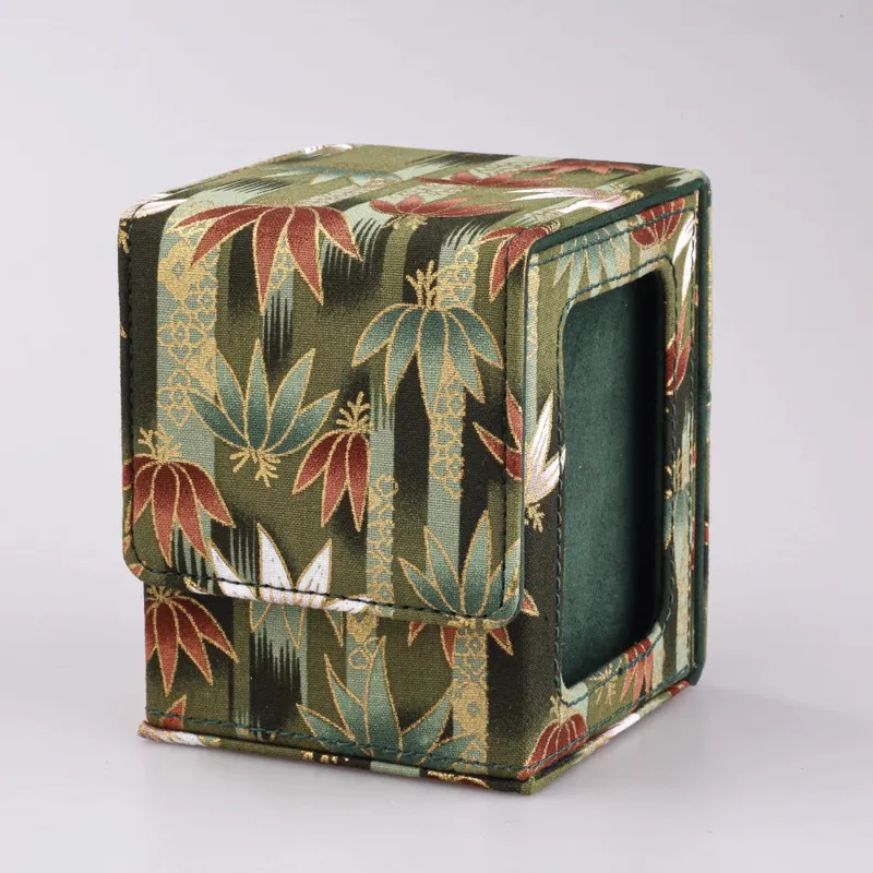 Deck Box for MTG Cards Trading Card Storage Box With Display Window Collectible Trading Card Cases Holds 120+ Sleeved Deck