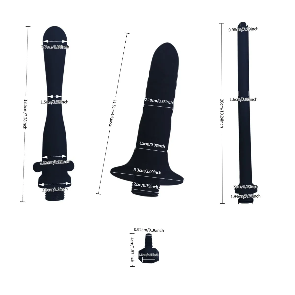 1 Pz Silicone butt flush plug-in doccia clistere dilatatori anali detergente per WC adulti giocattoli del sesso BDSM Bondage benessere sessuale — image 3