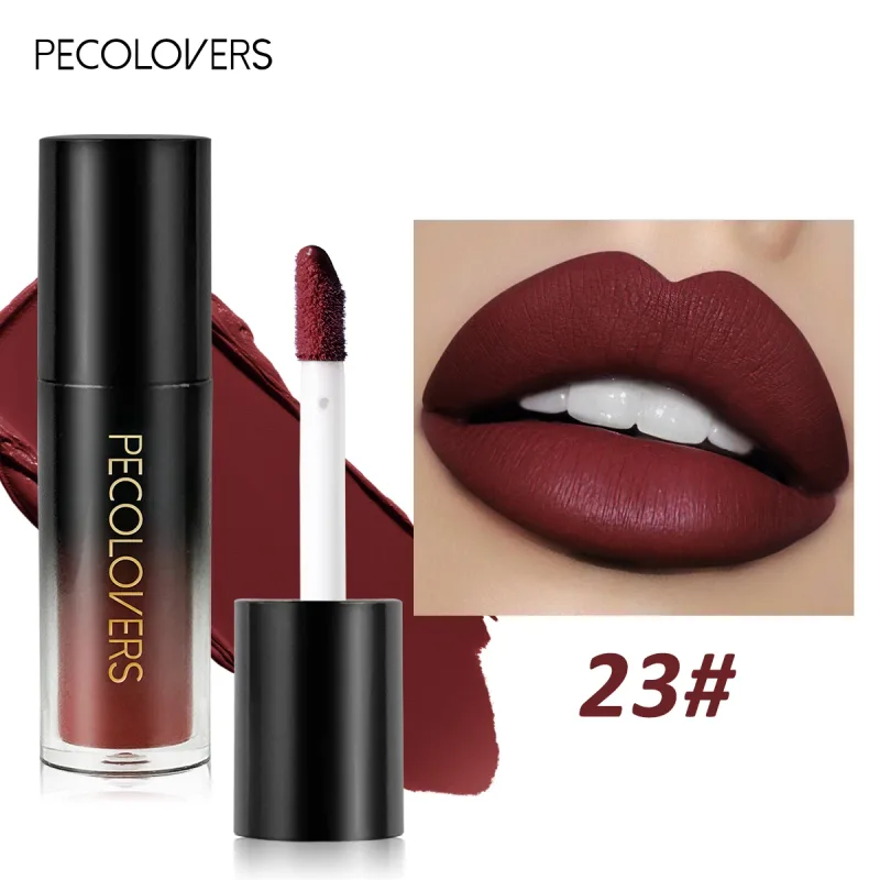 Multiple Colors Matte Velvet Lip Gloss Waterproof Long-lasting Non-stick Cup smooth Lipstick To Apply High Color Rendering