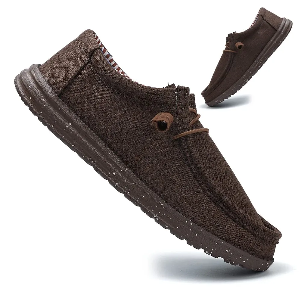 Plus Size Men's Solid Color Breathable Slip On Classic Loafer Shoes Comfy Casual Durable Lightweight Walking Shoes — image 9