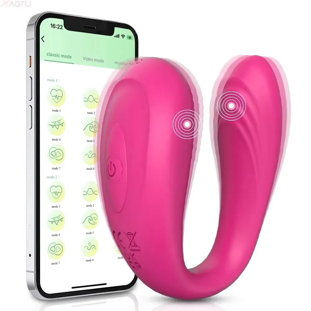 APP Bluetooth Control Vibrator Female for Couple G Spot Clitoris Stimulator Wearable Panties Adult Goods Sex Toys for Women — image 1