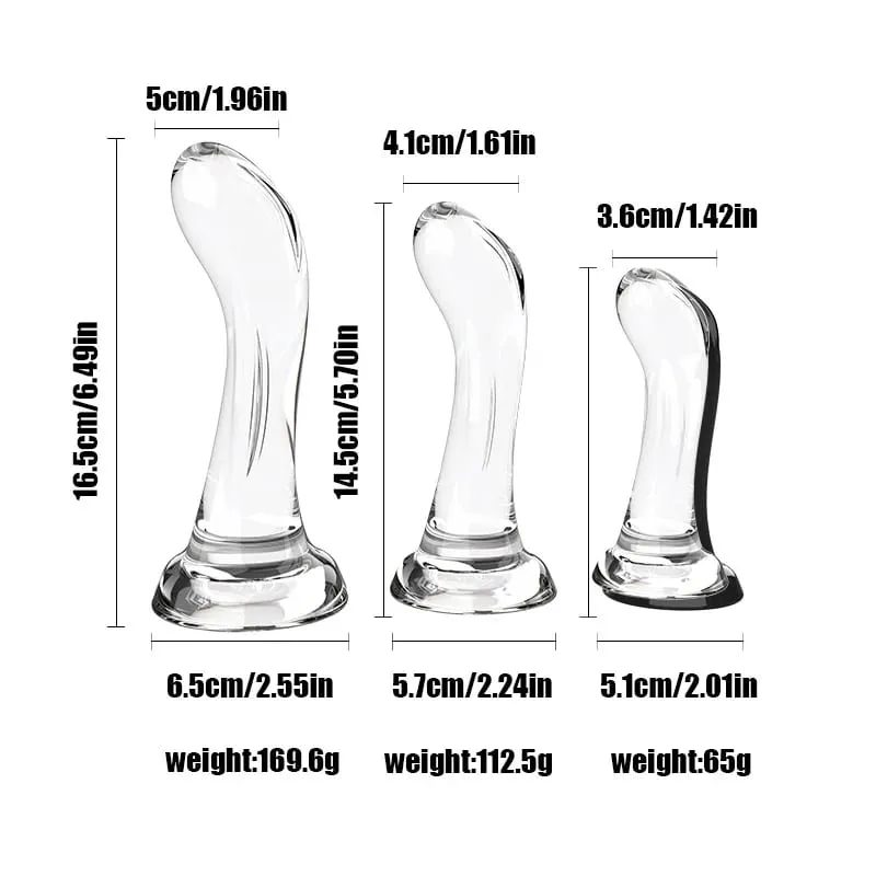 Curved Realistic Dildo with Strong Suction Cup Soft Flexible G-Spot Sex Toy for Women Men Black Purple Clear Lifelike Dillo