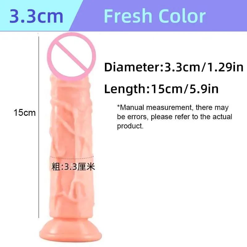 Realistic Silicone Dildo with Suction Cup G-Spot Anal Dildos Strapon Dick Butt Plug Masturbat Adult Sex Toys for Man Women