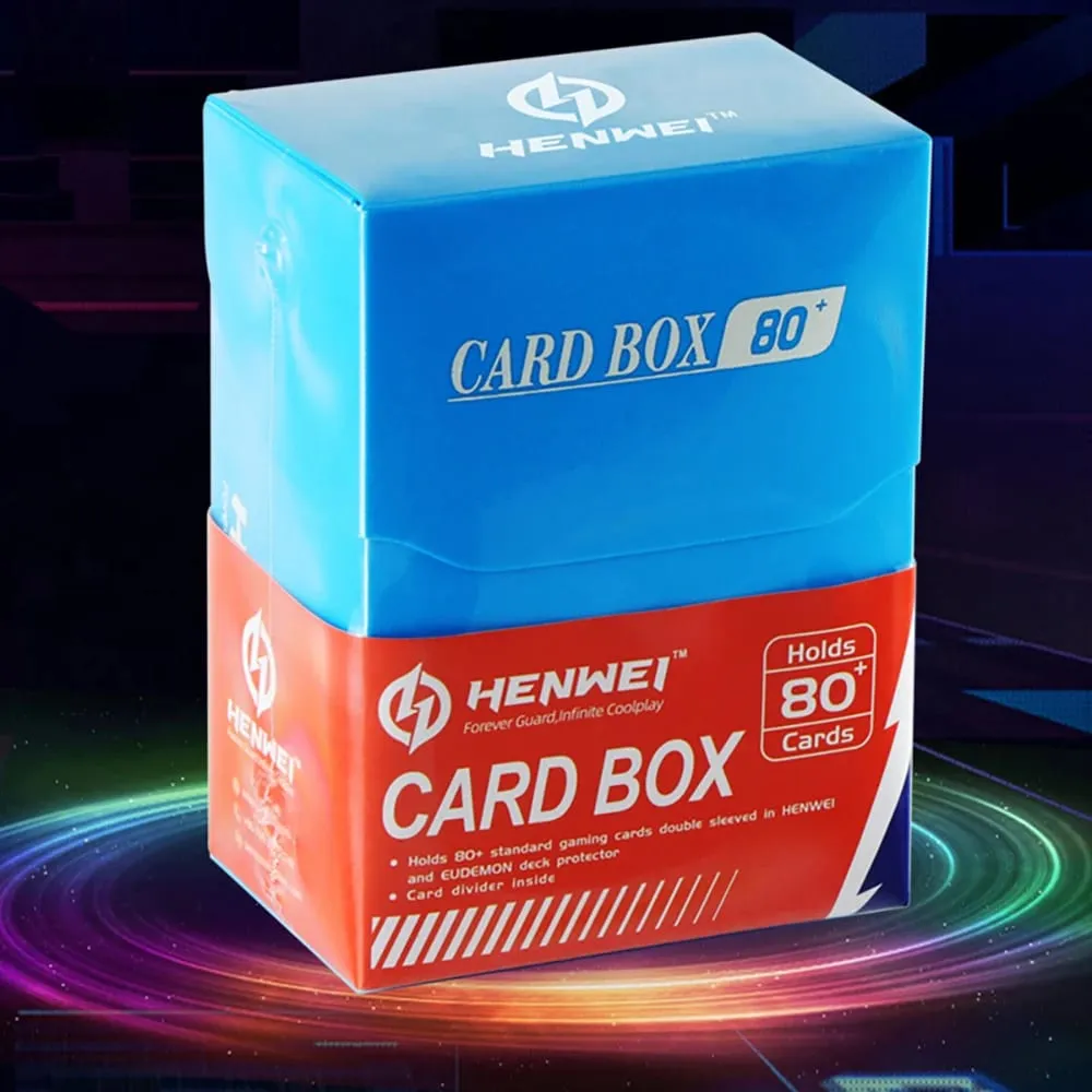 80+Card Deck Box PP Material Portable Many Color TCG Cards Case for MTG/YGO/TCG Gathering PP Storage — image 4