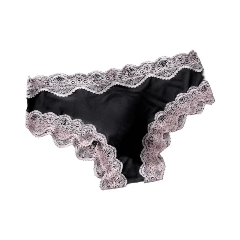 Bragas para hombre, calzoncillos con adornos de encaje, transpirables, de alta elasticidad, bolsa convexa 3D, ropa interior Sexy fina transparente