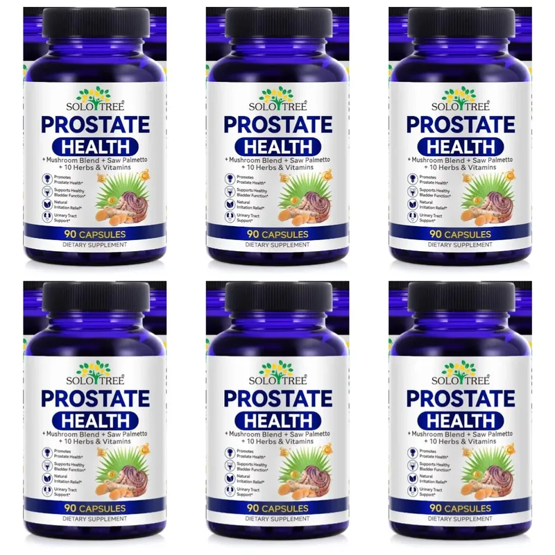 Prostate Health Capsules Saw Palmetto Reishi Nettle Turmeric For Urinary Bladder Wellness & Flow Support Men 90 Count