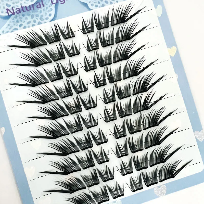 Random Package Cluster False Eyelashes Natural Volume C Curl Eye Lashes For Beginners Daily Makeup Matte Makeup Eyes Makup Tools