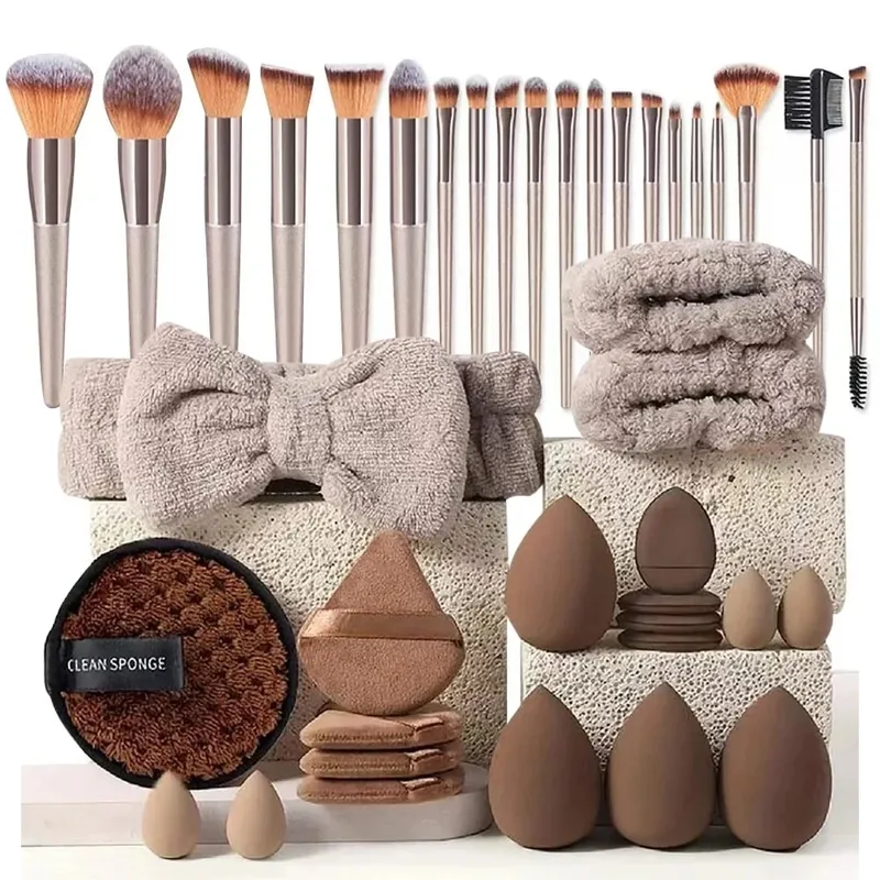 13PCS Makeup Brush Set Foundation Concealer Powder Eyeshadow Blush Brush Kabuki Blending Cosmetic Beauty Tool for Face — image 12