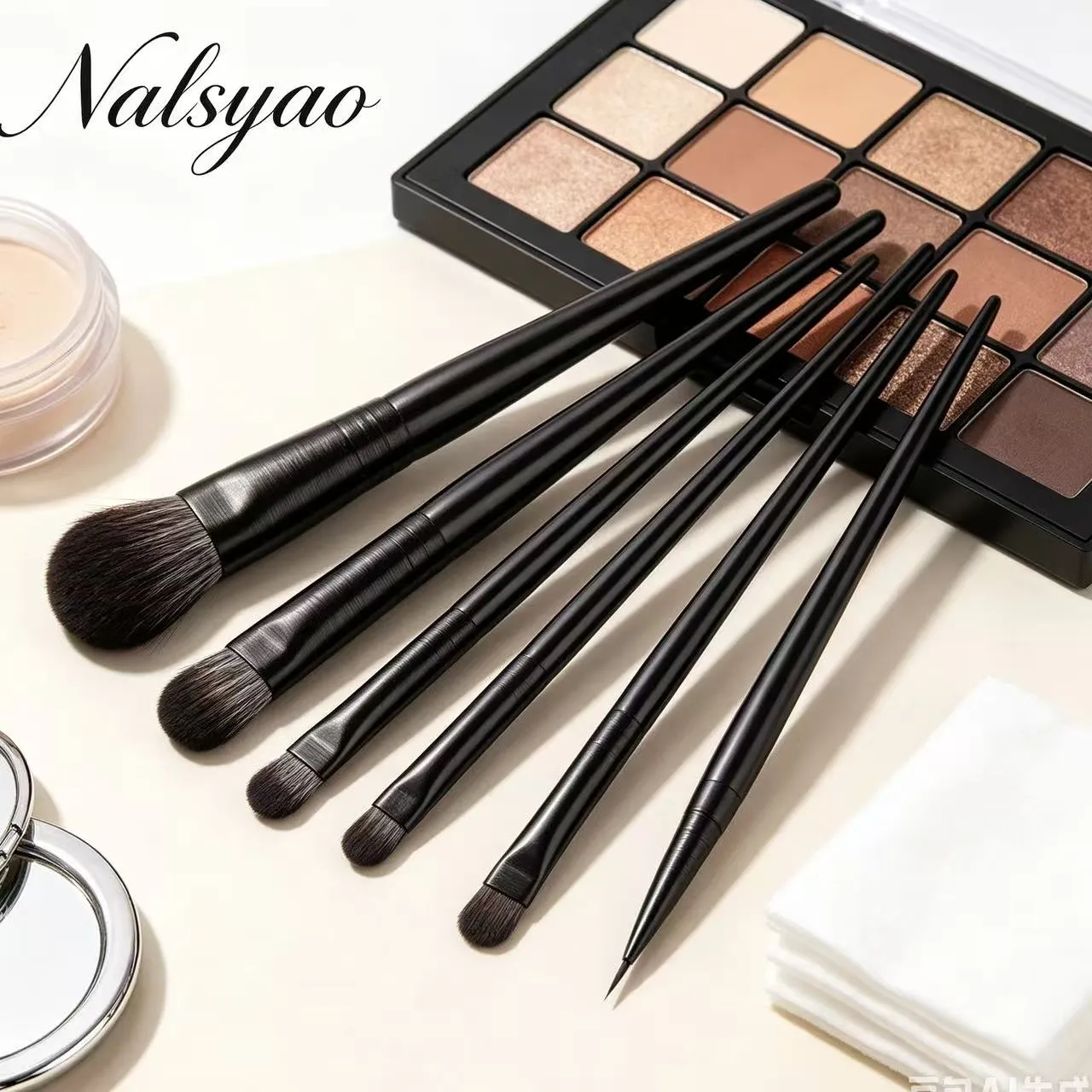 Eyes Cosmetic Blending Detail Make Up Tools Natural Eye Makeup Brushes Set Eyeshadow Brush Eyebrow Contour Eyeliner Brush Women